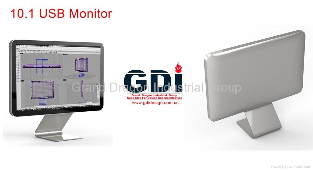 10.1”USB Monitor （Desktop style） 2