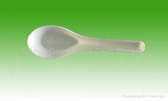corn starch based snack spoon