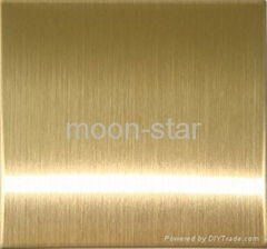 high quality hairline(HL) stainless steel plate good price