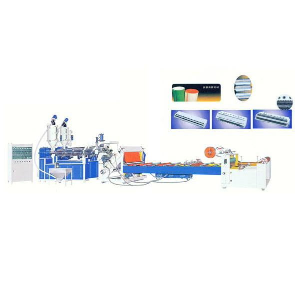  double screw co-extrusion sheet extruder producton line