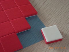 rubber separator pad for glass