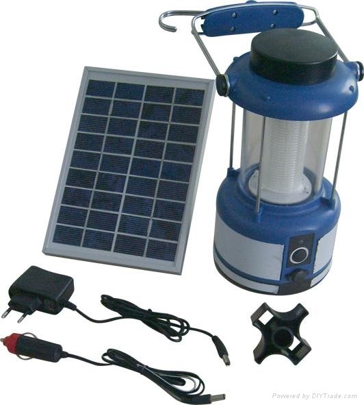 solar rechargeable camping lantern 