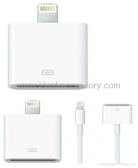 For Iphone5 lightning to 30 Pin Adapter Connector 3