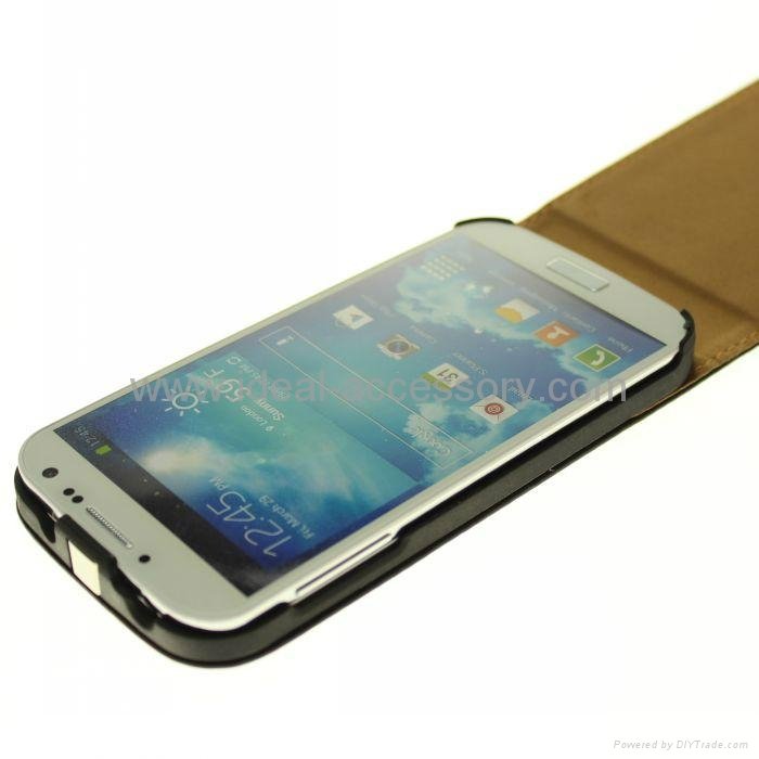 For Samsung Galaxy S4 i9500 Pu leather case cover pouch holster 5