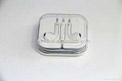 For Iphone5 earpods with mic and volume control earphones