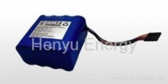 14.8V li-ion battery pack for medical device, 4400mAh