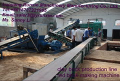 clay brick making machine(green brick vacuum extruder)