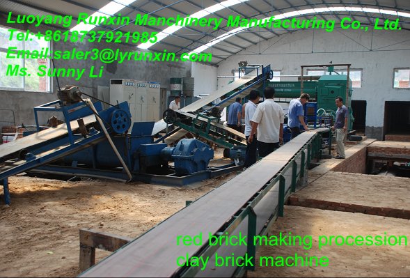 clay brick making machine(green brick vacuum extruder) 3