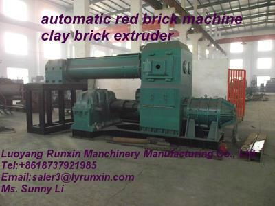 red soil brick making machine(double grade vacuum extruder) 3