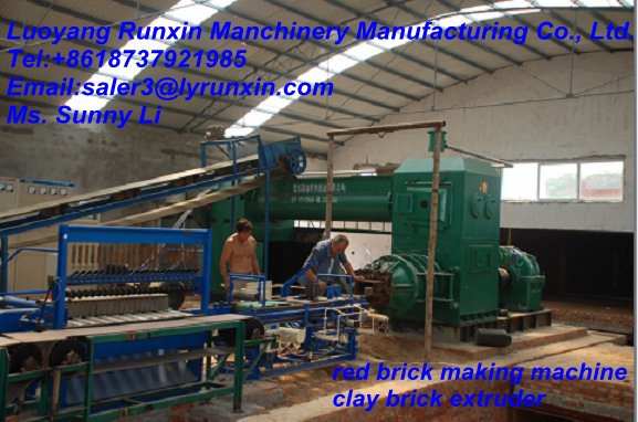 China clay brick machine  JKY50 double grade vacuum extruder 2