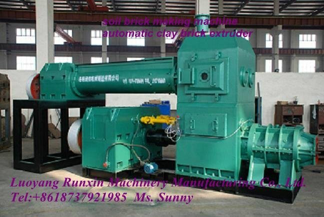 China clay brick machine  JKY50 double grade vacuum extruder 3