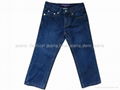 2012 SUMMER Fashion kid's jeans at differece washing colors 1