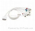 Apple Dock Connector to Component AV Cable with USB 1