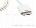 Apple Dock Connector to Composite AV Cable with USB 3