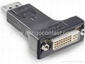 Displayport male-DVI female adapter