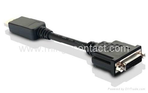 DP to DVI Cable Adapter 4