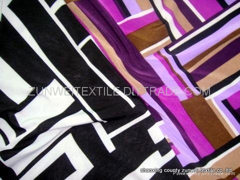 print FDY knitted fabric