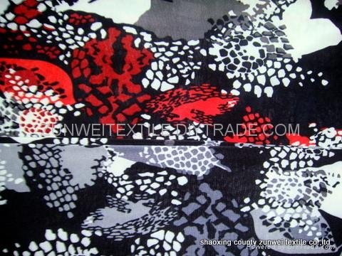 print FDY knitted fabric 3
