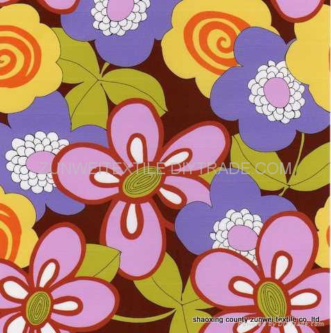 print stretch polyester knitting fabric 5