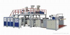 Compound polyethylene bubble film making machine