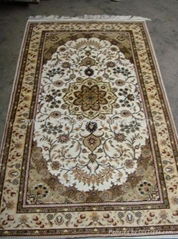 handmade silk carpet