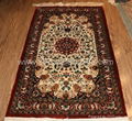 old handmade silk carpet 1