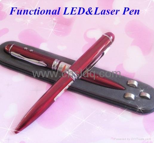 3 in 1 colorful LED red laser  2