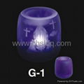 2011 NEW electric projection candle led light toy