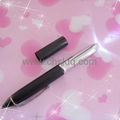 2011 Fancy bright metal led light pda pen