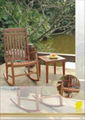 2011 hot selling outdoor leisure furniture wood rocking chair