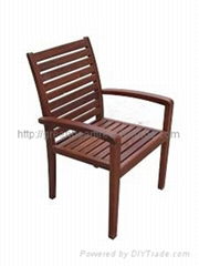 2011 hot selling outdoor furniture wood leisure chair