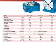 志龍立臥兩用油壓分度盤