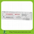 ECG ruler/heart rate ruler