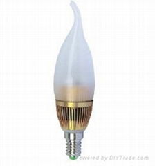 LED candle bulb light