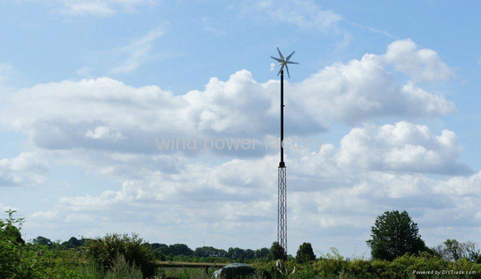 DC24V 800W Wind Turbine Generator permanent magnet Windmill Generator 5