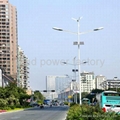 300w wind solar hybrid led street lighting system 2