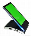 folding usb hub mobile phone holder with charger 1