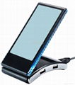 folding usb hub mobile phone holder with charger 4