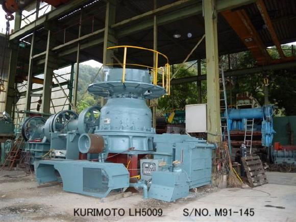 USED "KURIMOTO" LH5009 (50" X 9") HYDRAULIC CONE CRUSHER S/NO. M91-145