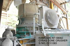 USED KAWASAKI KF-0808Z CYBAS CONE CRUSHER S/NO. CC11383