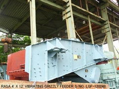 USED "RASA" 4' X 12' VIBRATING GRIZZLY FEEDER