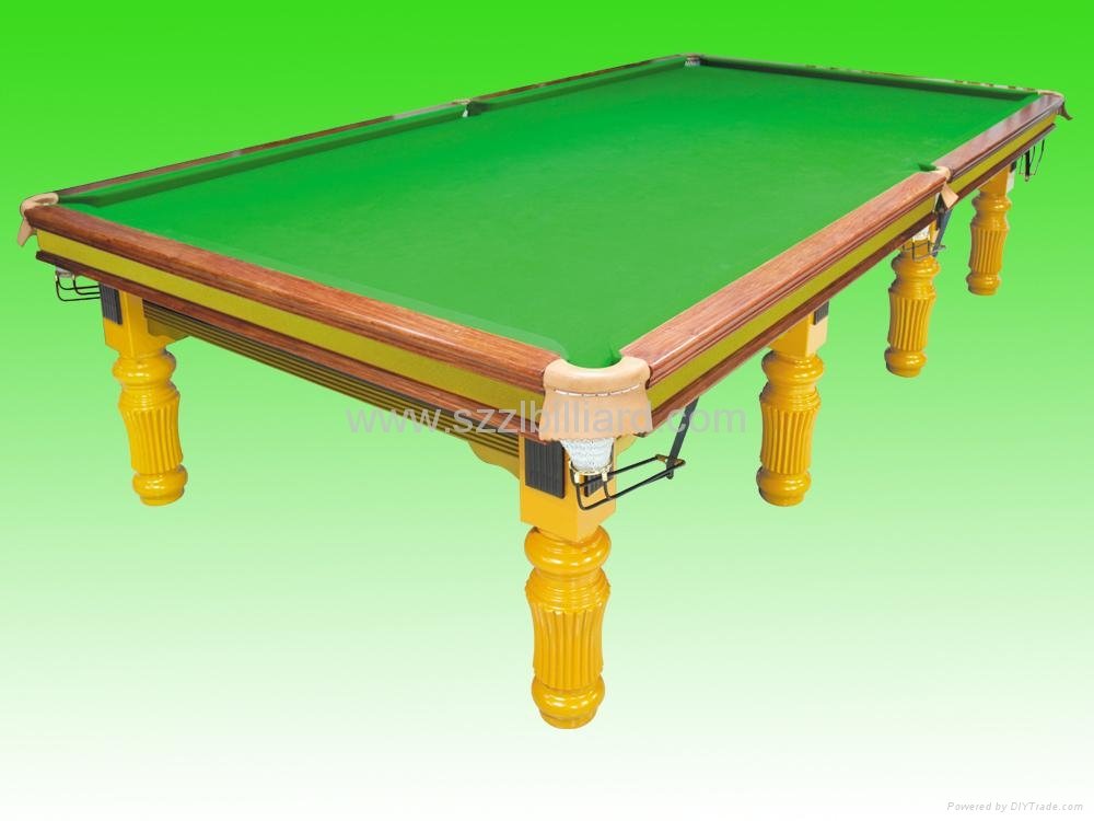 2011 HOT-SELLING Slate Solid Wood Snooker Table