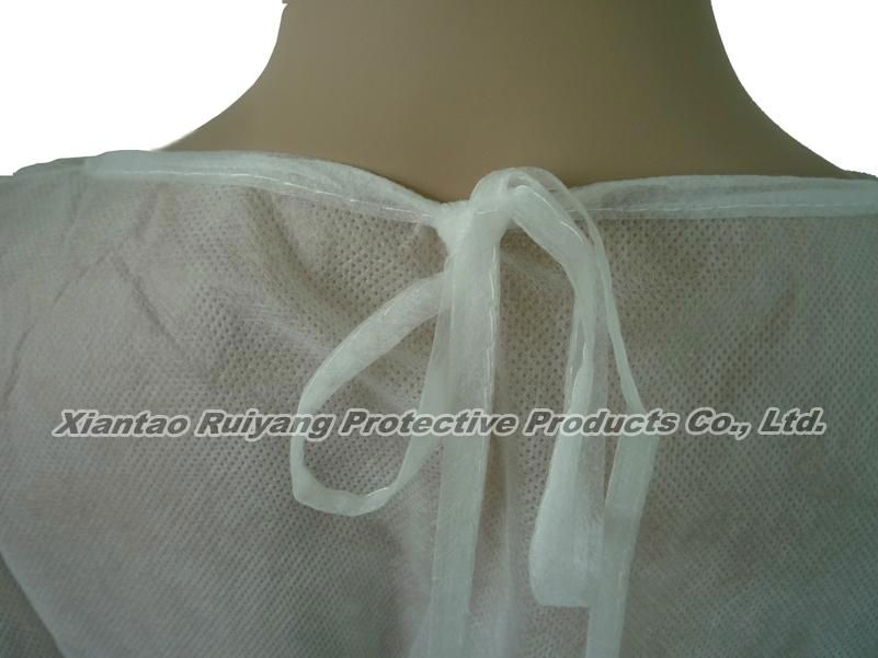 PP Isolation Gown, Surgical Gown, without sleeves 3