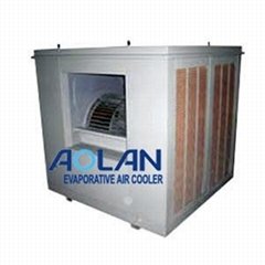 Evaporative air conditioner provides the powerful airflow