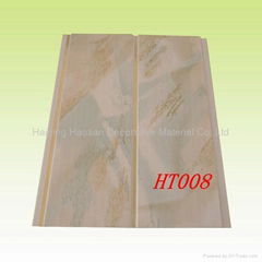 （30cm*9.5mm）White Color Laminated PVC Wall Panel