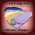 pedicure slipper disposable slipper eva flip flop sticky feet spray tan 5