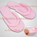 pedicure slipper disposable slipper eva flip flop sticky feet spray tan