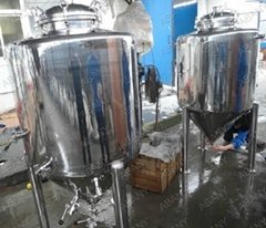 Stainless steel conical fermenter/jacket fermenter