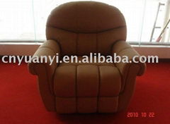 single leather sofa