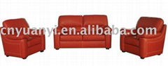 Genuine Leather Sectional Sofa